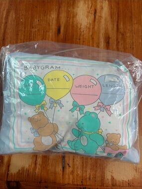 Pastel Bear Milestone Pillow – Multi